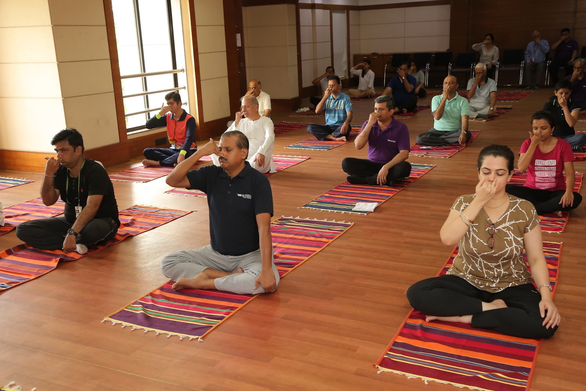 International Day of Yoga 2017 celebrated at WeSchool