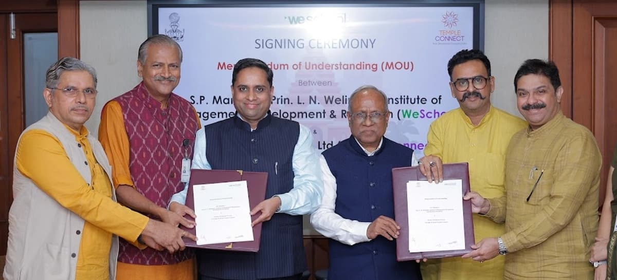 WeSchool &amp; Temple Connect Launch Temple Management Course