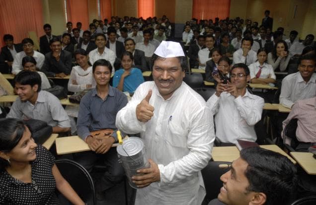 Shravan and Sanjay Kumaran, the youngest CEOs share market gyan with b-school students at 'wedvaan'