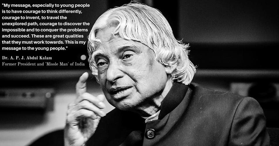 APJ Abdul Kalam may be no more but he will continue to inspire and help us to raise the bar in our mission of social transformation through innovative education.
