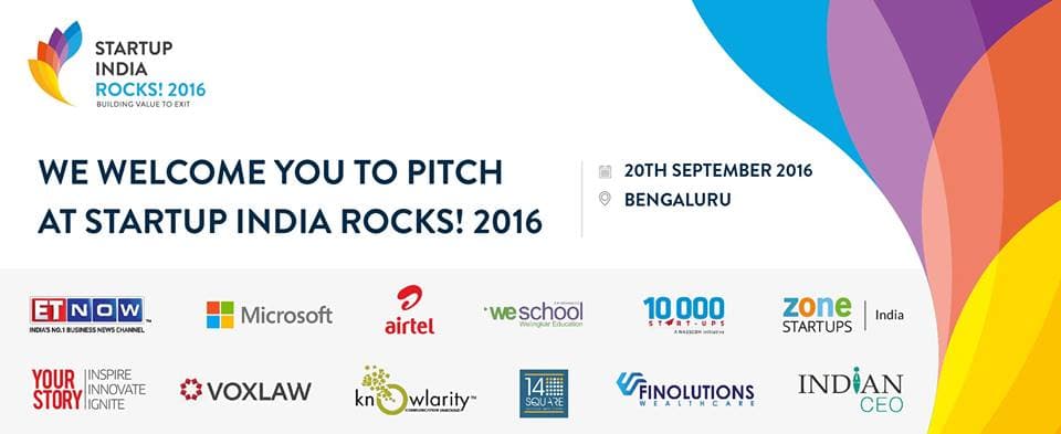 Startups get ready for 'Startup India Rocks !' at WeSchool Bengaluru and Mumbai