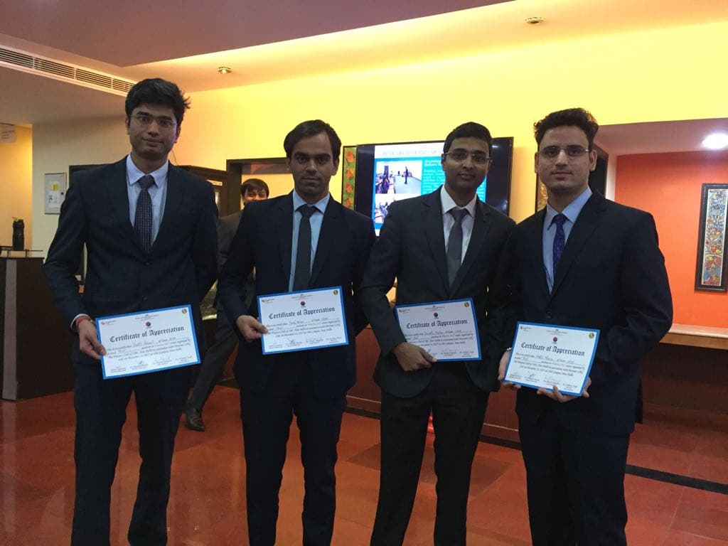 WeSchool's Fantastic Four join the league of winners at an inter B-School competition by Petronet LNG Limited