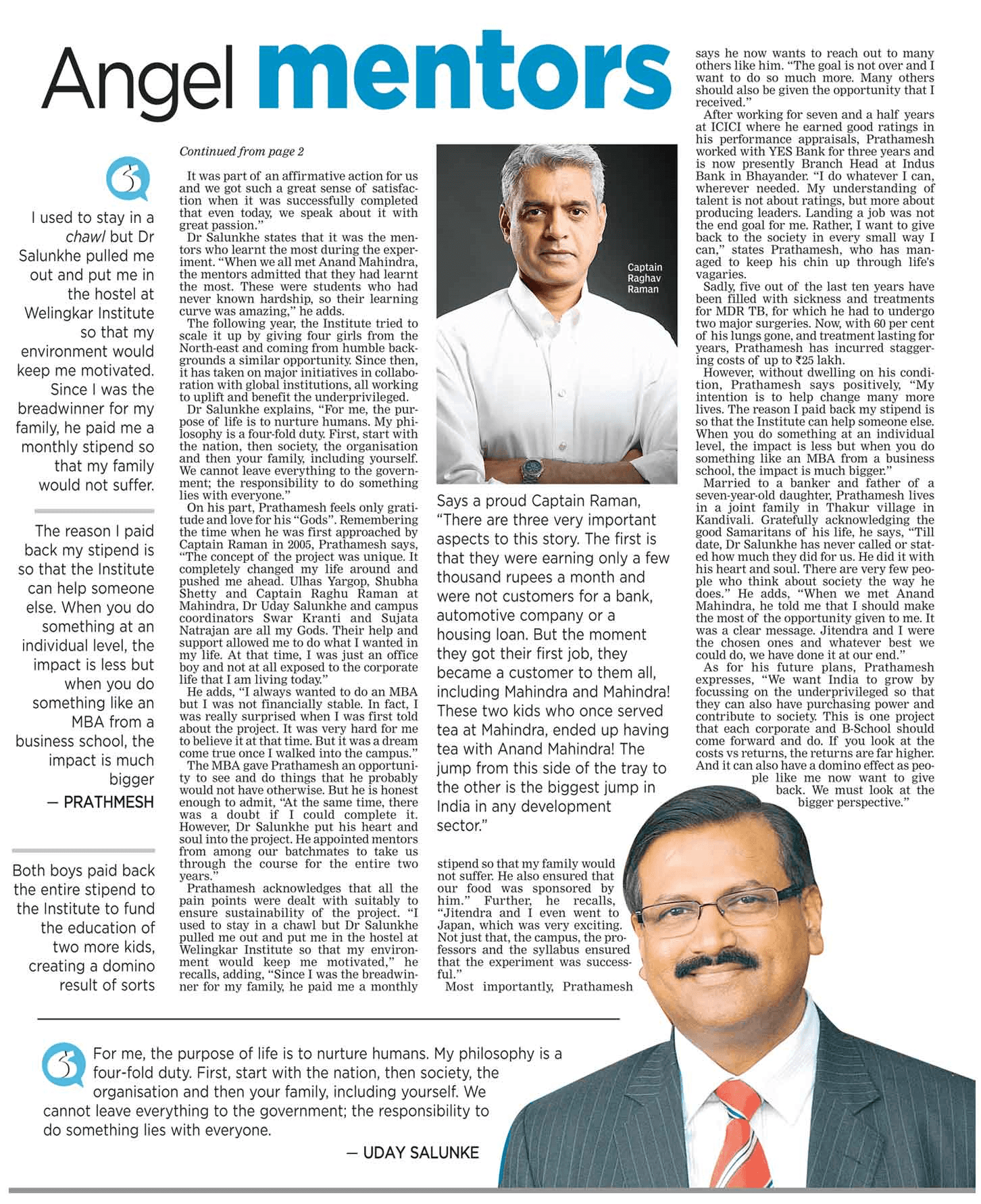 WeSchool's education for all inclusive project 'Netrutva' in news #SundayChronicle
