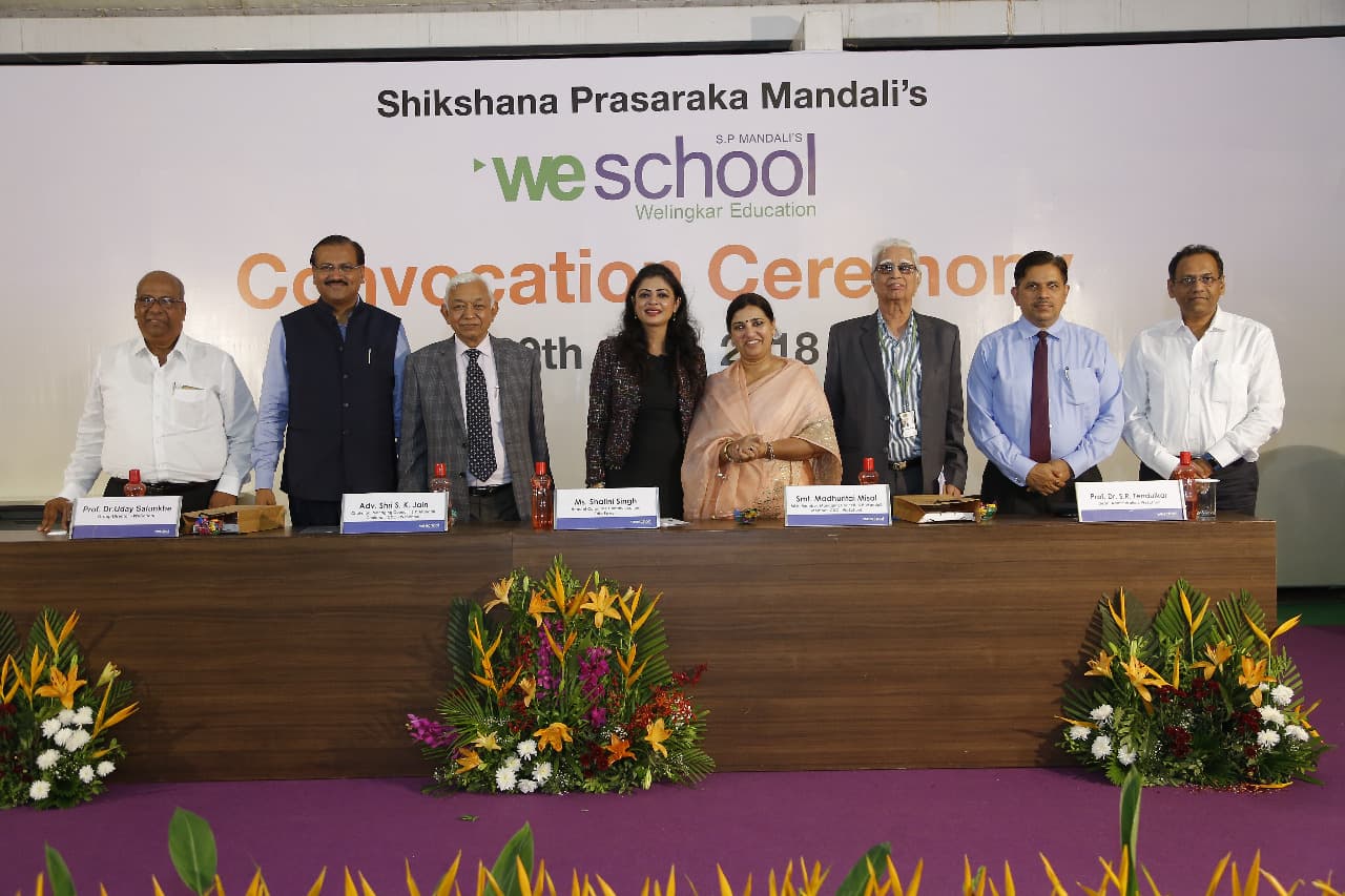Chief Guest, Ms. Shalini Singh, Head – Corporate Communications, TATA Power and TEDx speaker suggested to the graduating batch of autonomous programs at the annual convocation ceremony