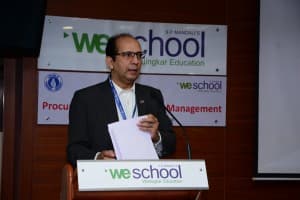 A seminar on Procurement and Materials Management at WeSchool