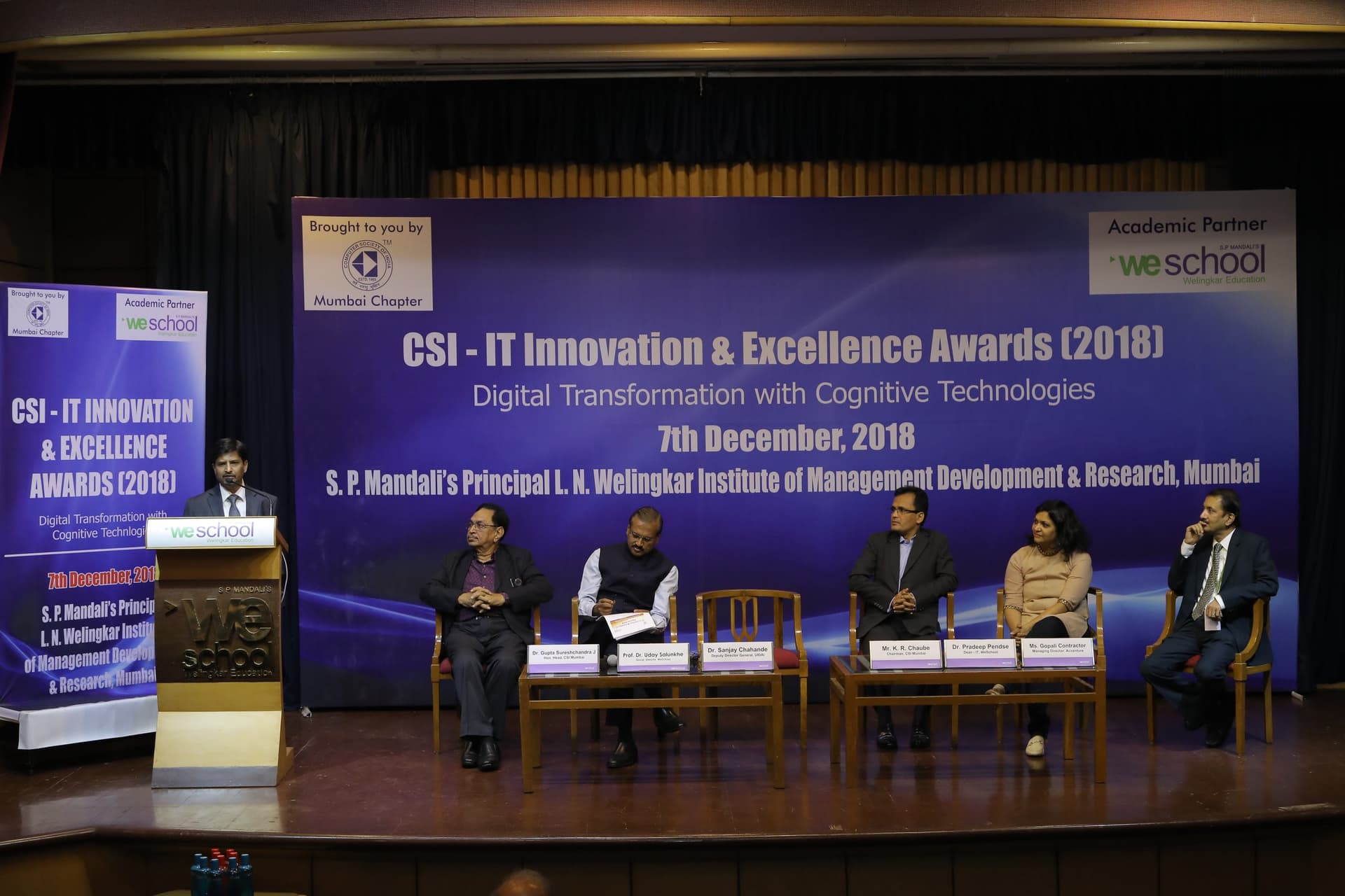 CTO, CIO and Digital Officers discuss Robotic Automation and Digital Transformation at the WeSchool partnered, Computer Society of India (CSI) Mumbai Chapter organized IT Innovation and Excellence Awards 2018