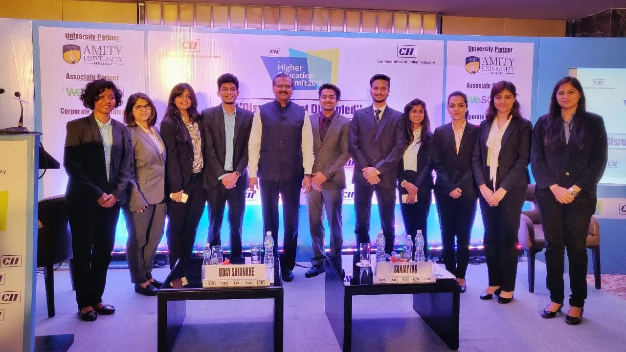 CII 4th Higher Education Summit 2018: Disrupt or Get Disrupted, led by Prof. Dr Uday Salunkhe, Chairman, CII Western Region, Higher Education Sub-Committee