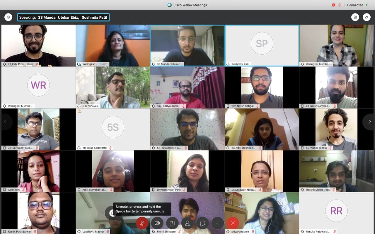 Alumni Insights 2020 with WeSchool Alumnus Dr. Vinayak Oak, MMS 92-94