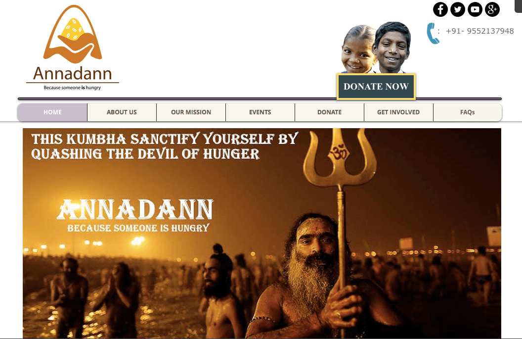 Annadan,a traditional concept acquires a new meaning during Kumbh